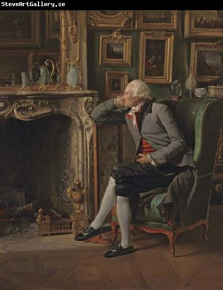 Henri Pierre Danloux The Baron de Besenval in his Study